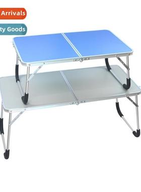 Medium folding table small bed desk wring study wh aluminum