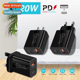 PD20W charger 5V3A Brish specificati type-c QC3.0 dual port