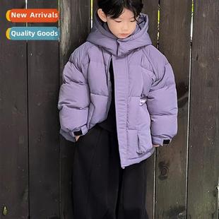 childrens whe New down stard duck jacket natial