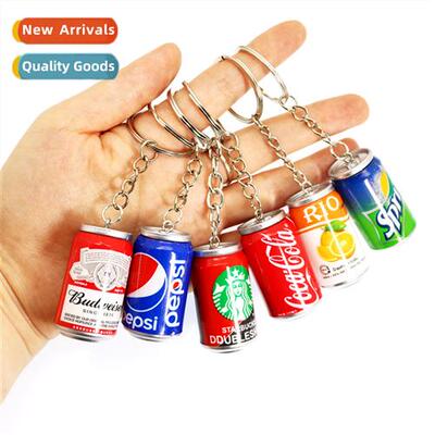 Simulati Pepsi can series key ring creative car key chain ba