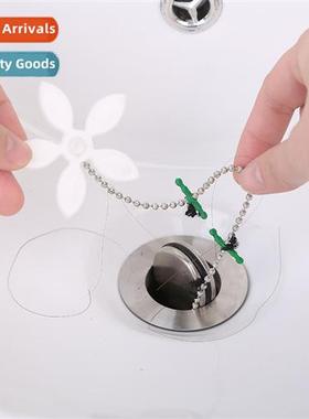 Bathroom Plumbing Anti Clogging Hair Cleaning Hook Small Flo