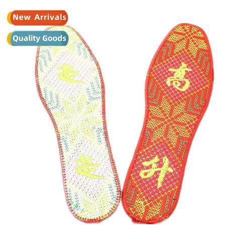 Thous Layer Cloth Shoe Insole Size Knted Sweat Absorbent Lea
