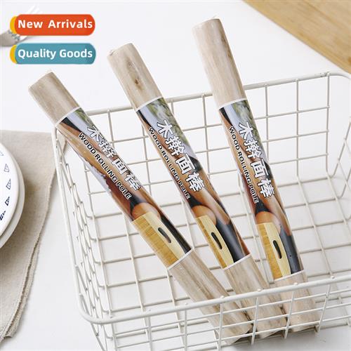 Kchen solid wood rolling pin n-stick wooden rolling pin baki