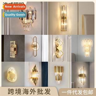 LED room luxury living Light rechargeable wall bedroom lamp