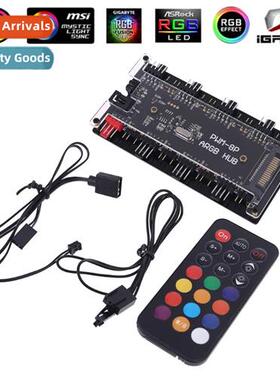 PWM + ARGB Fan 2-in-1 Sync Hub Ctroller 4Pin AURA ARGB Fan A