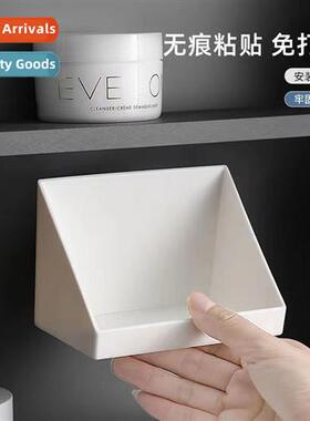 Wall-mounted cabinet mirror beveled organizer bathroom cosme