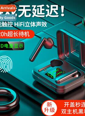 L12 wireless bluetooth headset LED digal display fingerprint