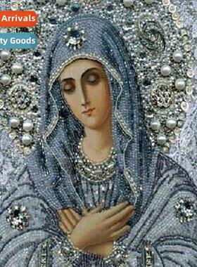 Diamd painting new DIY Madna full round diamd hmade point di