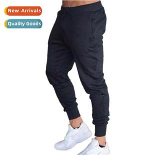 workout mens pants solid fness gym sweatpants new 2020