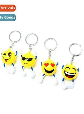 Creative gifts keychain smiley expressi keychain key ring me