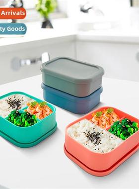 Silice sealed lunch box microwave oven available three compa