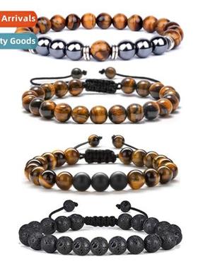 New Tiger Eye Ste Bracelet Obsidian Magnete Onyx Hemate Prep