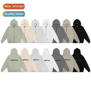 silice logo padded FOG sweatshirt 22SS zipper men Essentials