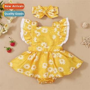 fall 2021 small baby flowe sleeveless spring fashi ins new