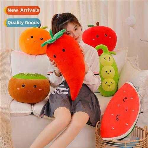 Plush toys creative simulati carto fru  vegetable pillow cus