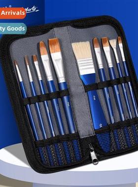 Mtmar Oil Paintbrush Set 10pcs Nyl Hair Acrylic Oil Paintbru