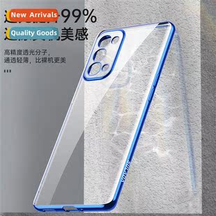 plating tpu anti Reno9pro drop A57 full case 适用OPPO phone