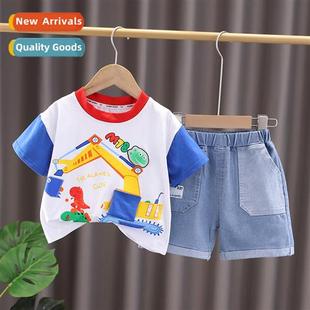 short baby new boy sleeved Yankee carto boys summer 2023