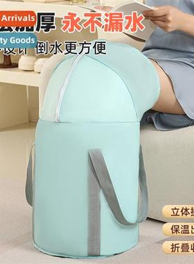 Folding Foot Soak Bucket Travel Insulated Deep Bucket Portab