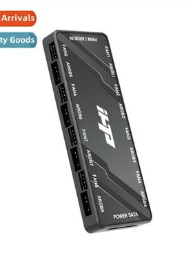 Desktop Computer Case Fan Ctroller ARGB&PWM 2-in-1 Expansi B