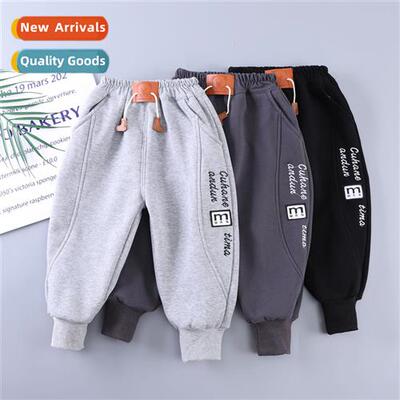 Boys pants fall  winter  2023 new fall dress dress -style sw