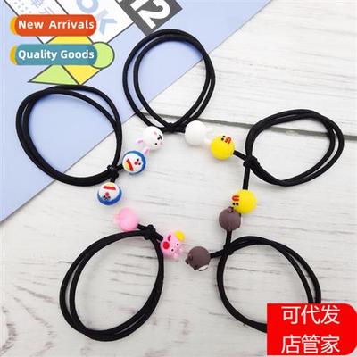 Korean versi    accessories carto bear rabb  b  tie  rubber
