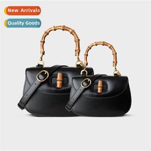 Engage in qualy bamboo bag vintage saddle bag lear womens ba