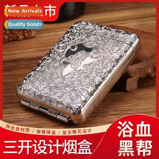 gangster metal pack blood portab bath case Work cigarette