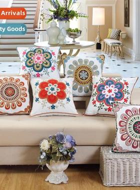 Secti floral embroidery pillow set ins sa living room cushi