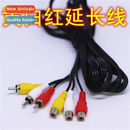 AV Lotus audio  video cable 6 head RCA male to female 3 to 3