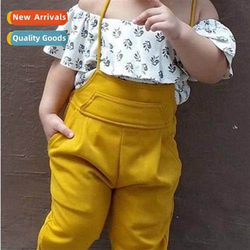 Pudcoco Baby Girl Clos, Floral Print Strapless wh Pants Hair