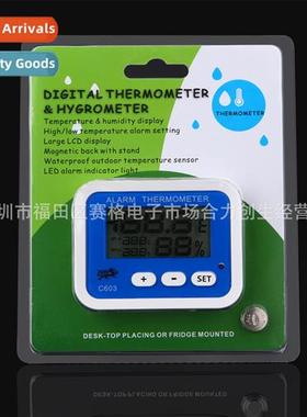 C603 rmometer alarm indoor and outdoor temperature and humid