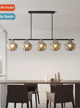 Scinavian creative fresh glass three head glass dining penda