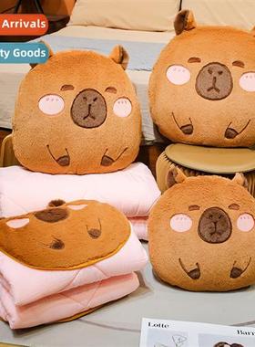 Kapi water dolphin pillow quilt dual-use fice lunch break ca