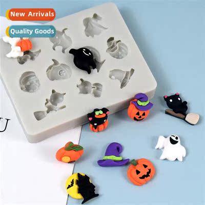 Halloween Series Silice Mould DIY Spooky Pumpkin Resin Acces