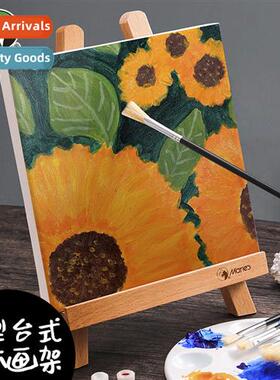 Beech Wood Desktop Desktop Easel 8k Easel Set Foldable Porta