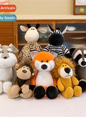 Jungle animals series dolls plush toys girls bed wh sleep do