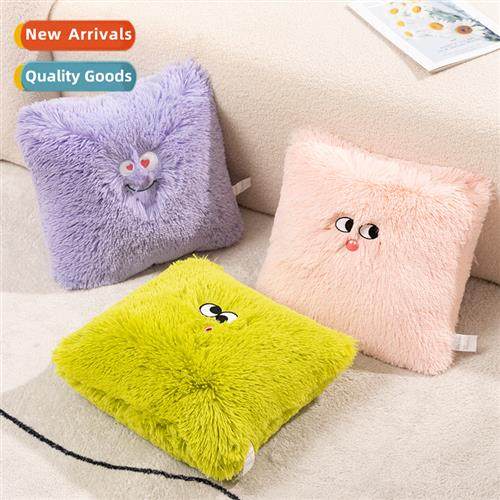 Nerdy quirky embroidery expressi shaggy ltle mster square pi