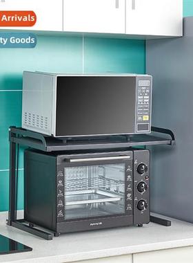 Kchen shelf microwave oven rack free inati foldable telescop