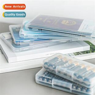 Family documents transparent plastic organizer box account b