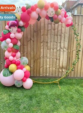 New round arches wedding hall scene decorati stage backgroun