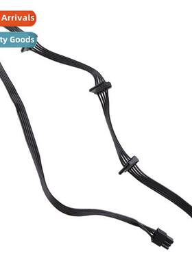 Power Module Cable 适用Corsair 6PIN to SATAX4 Elbow Black Fl
