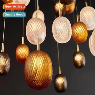 New modern stained glass small chelier window clothing store