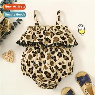 fall 2022 halter baby leopard sleeveless spring ins new