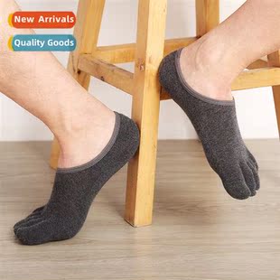 Five finger socks mens invisible socks summer shallow silice