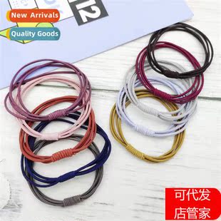 high circle versi rubber elasticy four Korean New