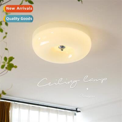 Full Spectrum Bedroom Ceiling Lights Round Glass Alpine Lamp