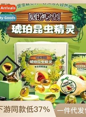 Pinot Amber Insect Genie Specimen Kids Archaeology Dig Toys