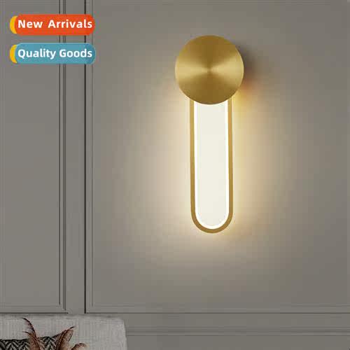 Copper light luxury -modern wall lamp living room bedroom be