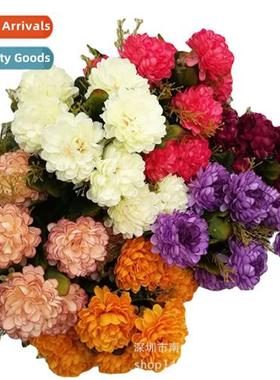 Autumn colour simulati bouquet 10 retro dandeli home shop an